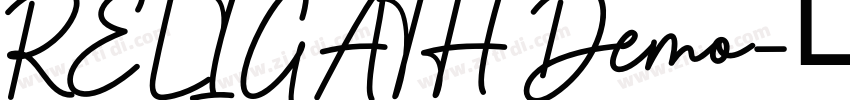 RELIGATH Demo字体转换